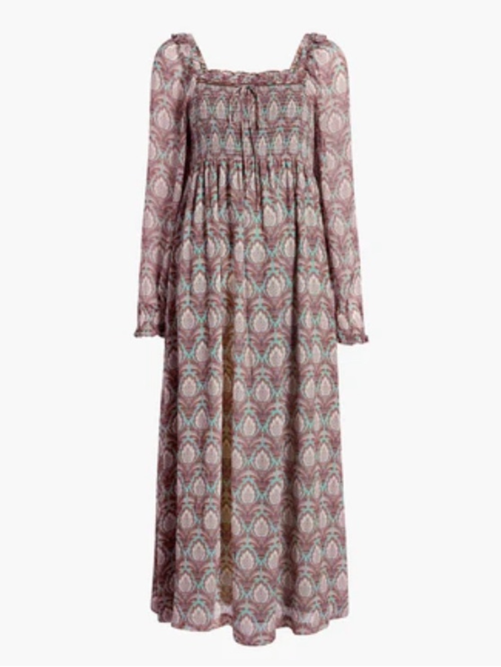 Hill House Home Scarlett Dress in Sage Pinecone